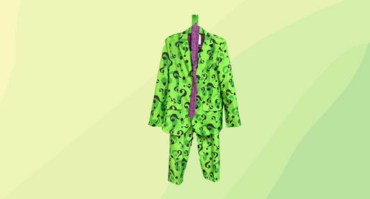 Suitmeister Mens Riddler Costume - M - Green/Purple