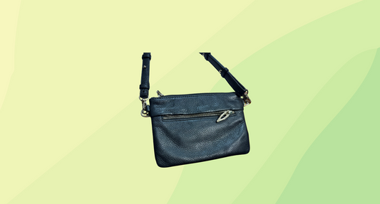 Dylan Kain Small Leather Bag - Black
