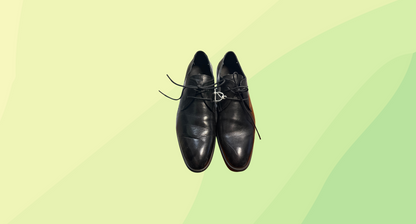 Davinci Mens Bentley Leather Dress Shoes - Size 8 - Black