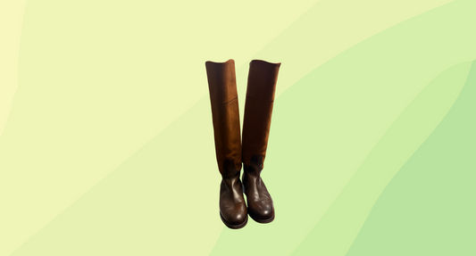 RM Williams Knee high suede/leather boots - Size 7 - Tan