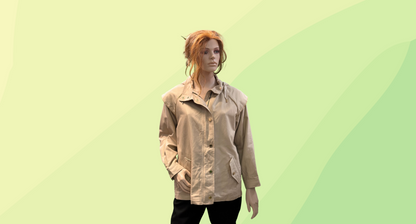 Sandro Jacket with gold hardware - Size 38 (M) - Beige