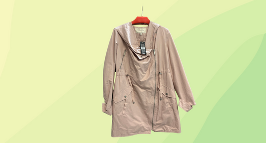 Forever New Amity Parka RRP $139.99 - Size 8 - Pink