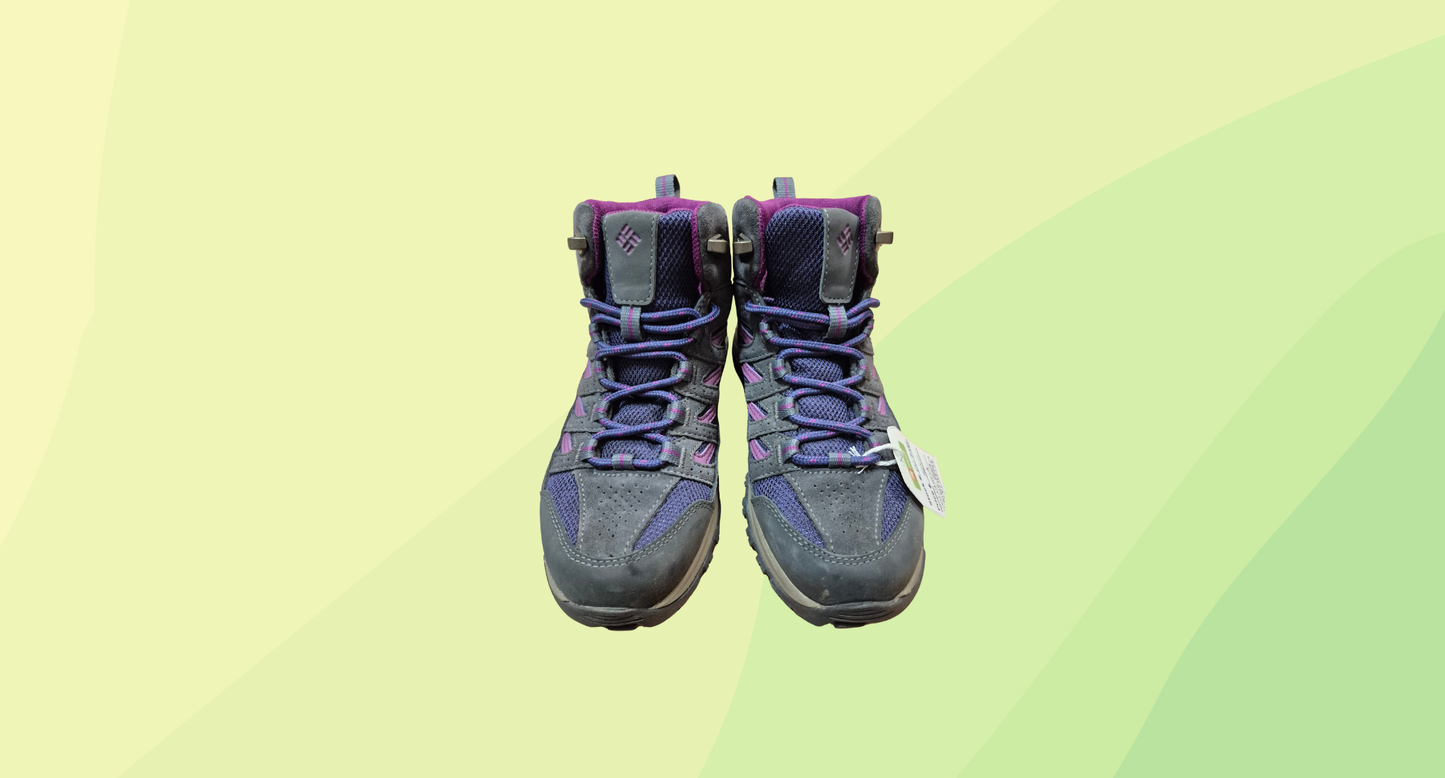 Columbia Hiking Boot - US 6.5 - Grey/Purple
