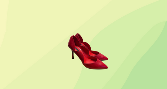 Charles & Keith Pointed Toe Stiletto Heel - Size 38 - Red