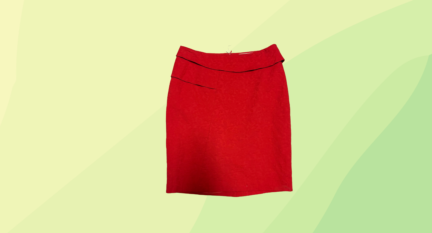 Veronika Maine Skirt - Size 10 - Red
