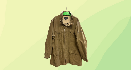 Jarvis Walker Mens Vintage Fishing Jacket - XL - Khaki