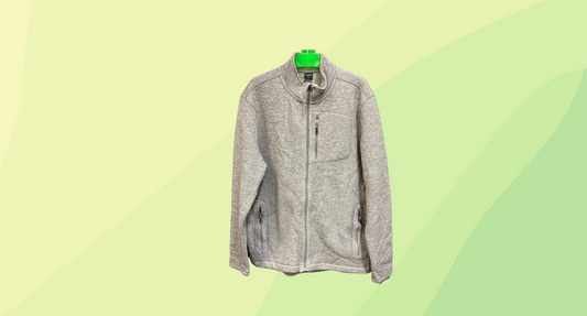Gazman Mens Long Sleeve Polyester Jacket - L - Grey