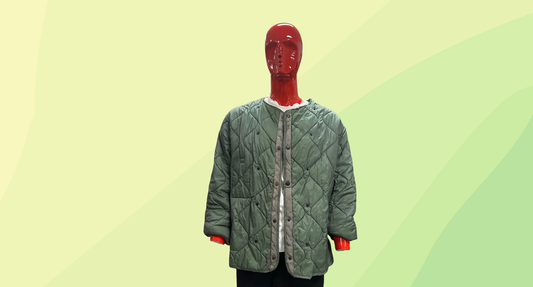 Stone Island Mens Vintage Liner Jacket - L - Khaki Green