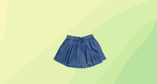 Tommy Hilfiger Girls Mini Skirt w/Pockets - Kids 3 - Blue