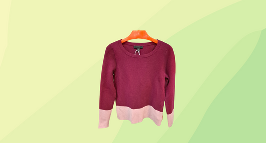 Ann Taylor Knitted Top - S - Dual Tone Pink