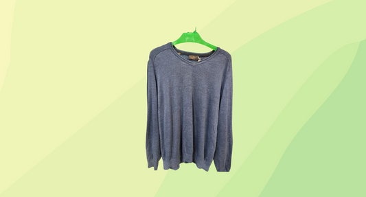 Rodd & Gunn Mens Knit V-Neck Sweater - XL - Navy