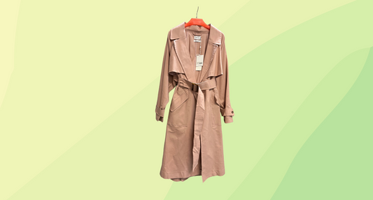 Tigerlily Mariko Trench RRP $399 - Size 8 - Blush