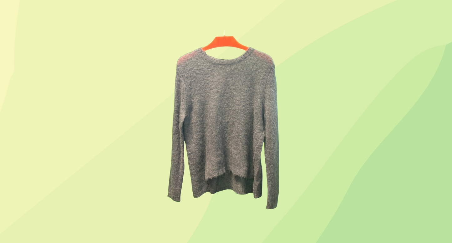 Marco Polo Fluffy Jumper - M - Pebble RRP $119