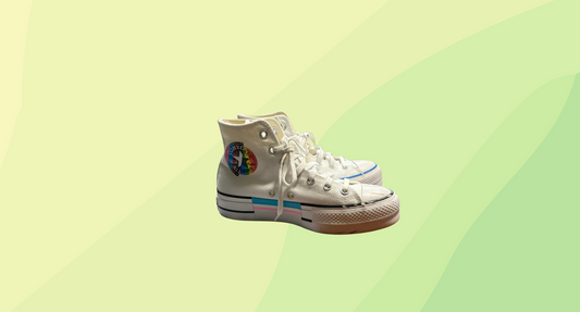 Converse Chuck Taylor All Star Lift Hi Pride Sneakers - M6/W8 - White