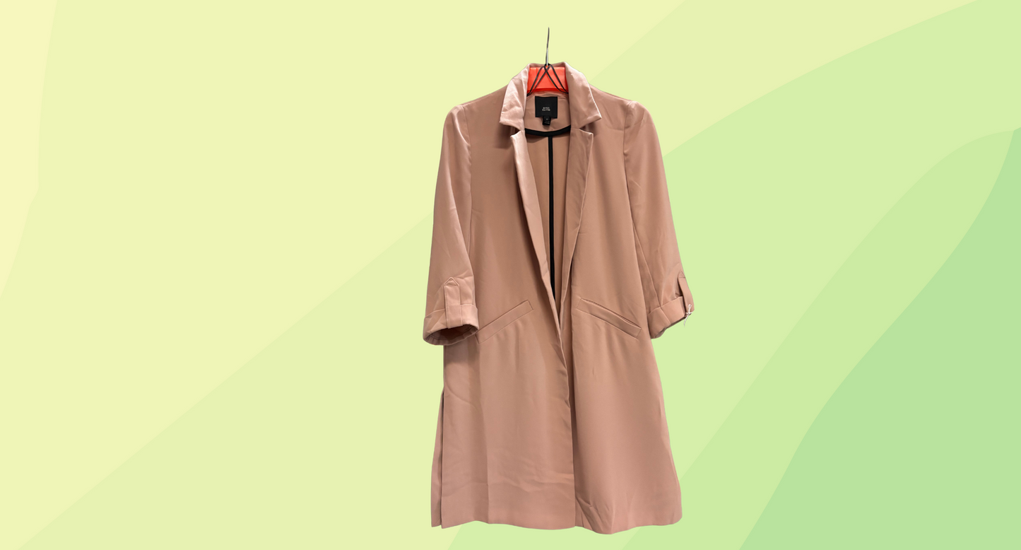 River Island Longline Blazer - Size 6 - Tan