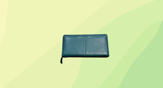 Oroton Tessa-Book Wallet RRP $229 - Pine Green