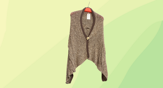 Mimco Knit Shawl - OS - Brown