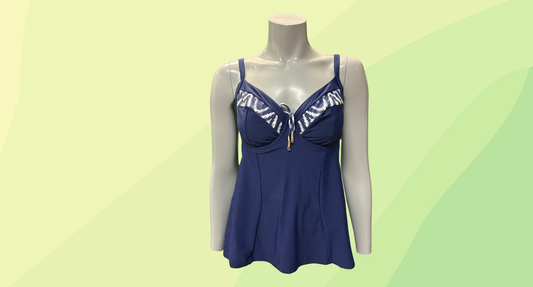 Panache Swim Oceana Balconnette Tankini Top - 10E - Navy