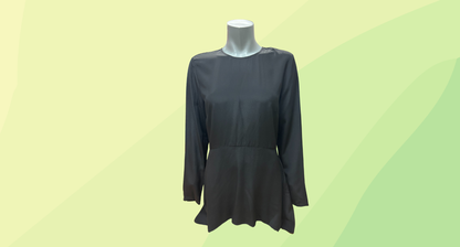 Thurley Sleep Blouse - Size 10 - Black