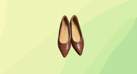 Frankie4 Poppy Flat - Size 6 - Dusty Pink