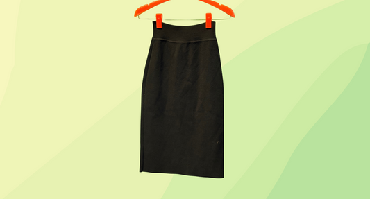 Scanlan & Theodore Knit Midi Skirt - S - Black