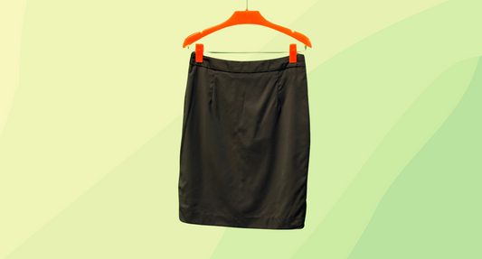 Farage Wool Skirt - Size 12 - Black
