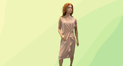 Liz Jordan After Dark Side Knot Dress RRP $199.99 - Size 16 - Hushed Violet