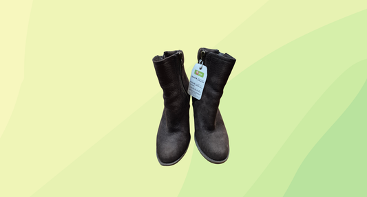 Timberland Heeled Ankle Boot - US 7 - Brown