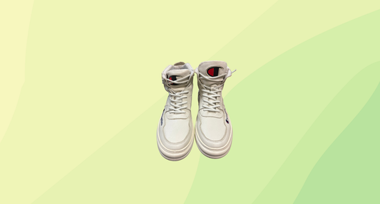 Champion High Top Sneakers - US 9 - Off White