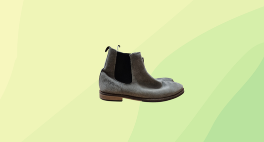 Wild Rhino Richmond Suede Chelsea Boot RRP $199.95 - Size 46 - Grey