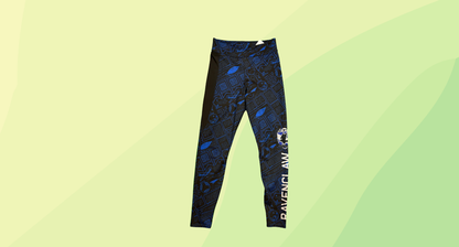 Black Milk Ravenclaw HP Leggings w/pocket - M - Blue/Black