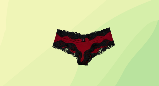 La Senza Panty - S - Red/Black