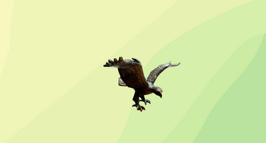 Pete Smit Eagle Figurine - Bronze