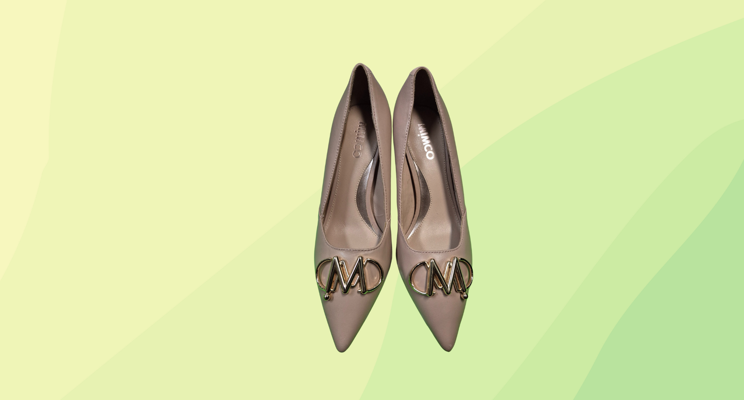 Mimco Heels - Size 36 - Almond