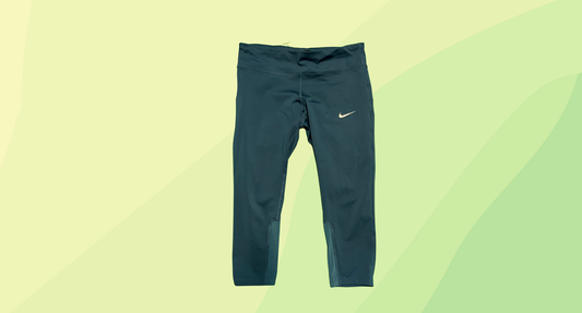 Nike Dri-fit Running Leggings - L - Teal
