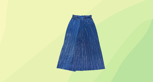 Sabina Musayev Pleated Skirt - XL - Blue
