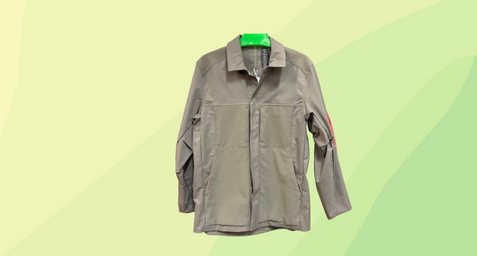 Lululemon Mens Snap Front Jacket - S - Khaki Green