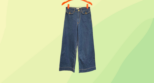 Gorman Wide Leg Jeans - Size 8 - Denim