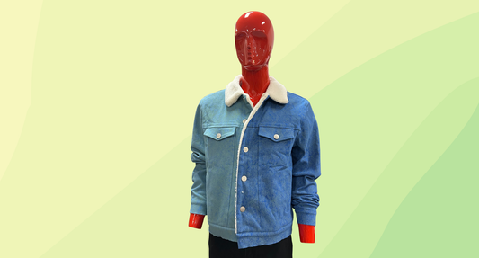 EN Noir Sherpa Jacket - M - Blue