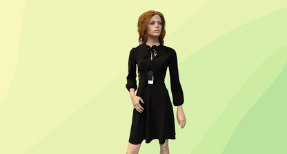 Cue City Dress RRP $245 - Size 6 - Black
