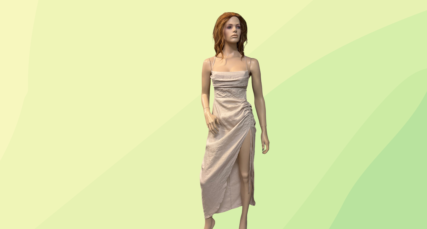 Rumer Loulou Maxi Dress RRP $229 - M - Silt
