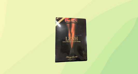 Honey Birdette Leah Luxury Thigh High Suspender Stockings - Black