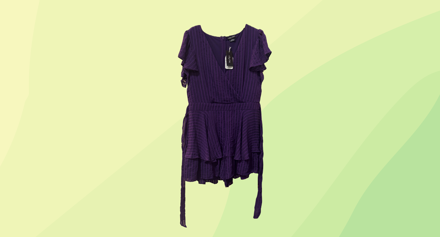 City Chic First Date Playsuit RRP $129.95 - XS - Petunia