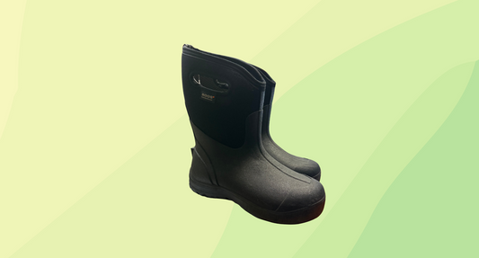 Bogs Mens Mid-Calf Waterproof Boot - M8 - Black