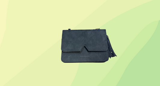 Alice Martha Suede Crossbody Bag - Black