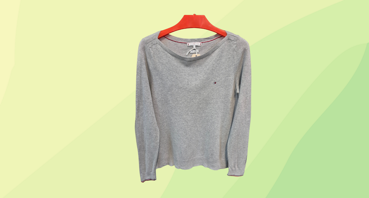 Tommy Hilfiger Knit Pullover - L - Grey