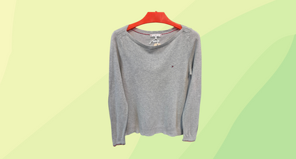 Tommy Hilfiger Knit Pullover - L - Grey