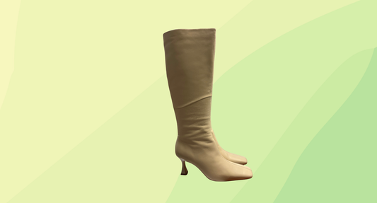 Tony Bianco Fantasy Long Boots RRP $399.95 - Size 11 - Vanilla Nappa