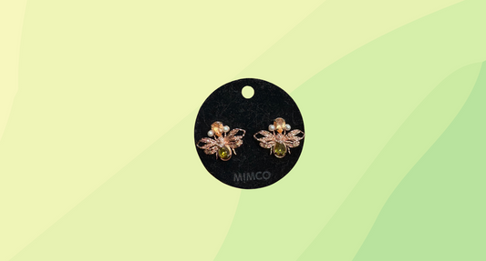Mimco Queen B Stud Earrings RRP $89.95