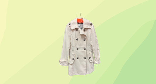Teeny Weenie Girls Trench Coat - Kids 5 - Cream